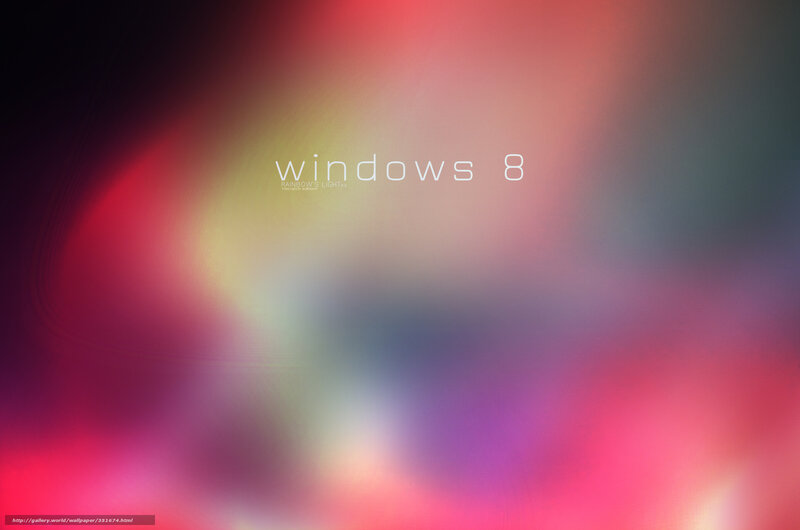 Windows 8 Logo — Red, Vibrant, Abstract, Text
