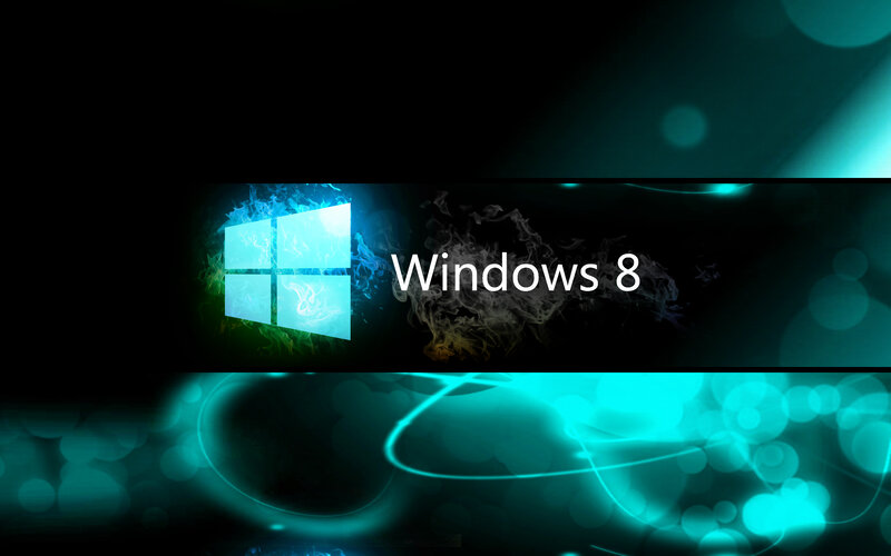 Windows 8 Logo — Teal, Dramatic