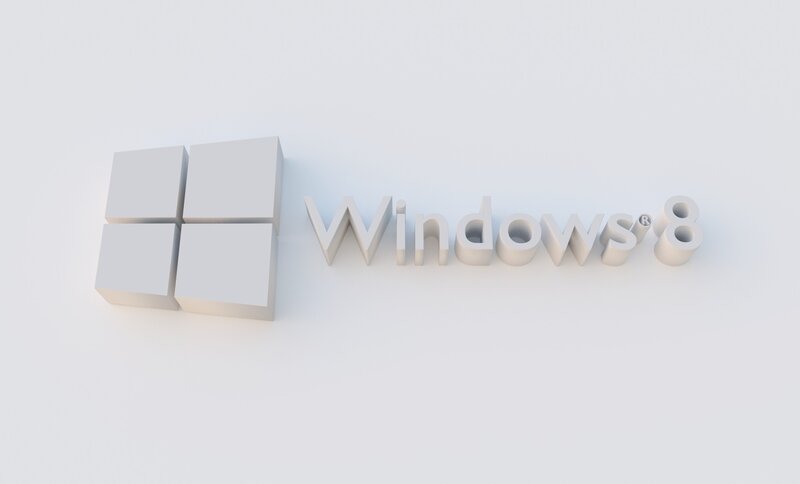 Windows 8 Logo — White, Neutral