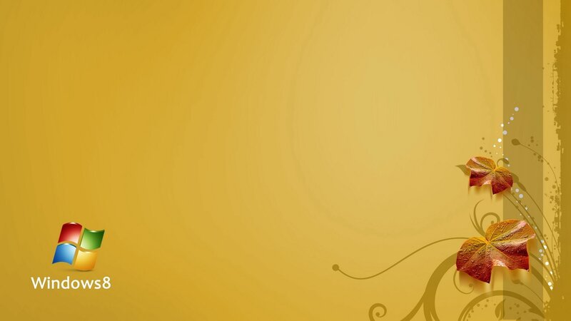 Windows 8 Logo — Yellow, Calm, Autumn