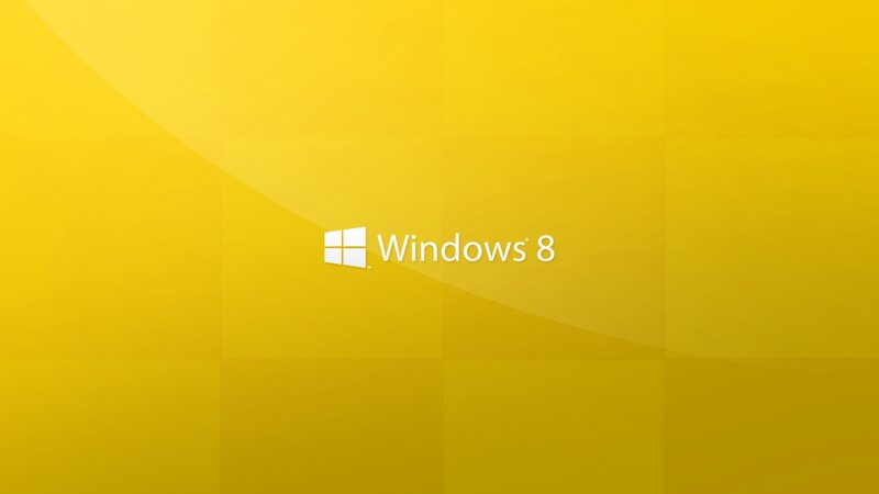 Windows 8 Logo — Yellow