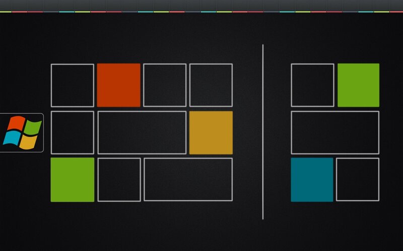 Windows 8 start screen layout