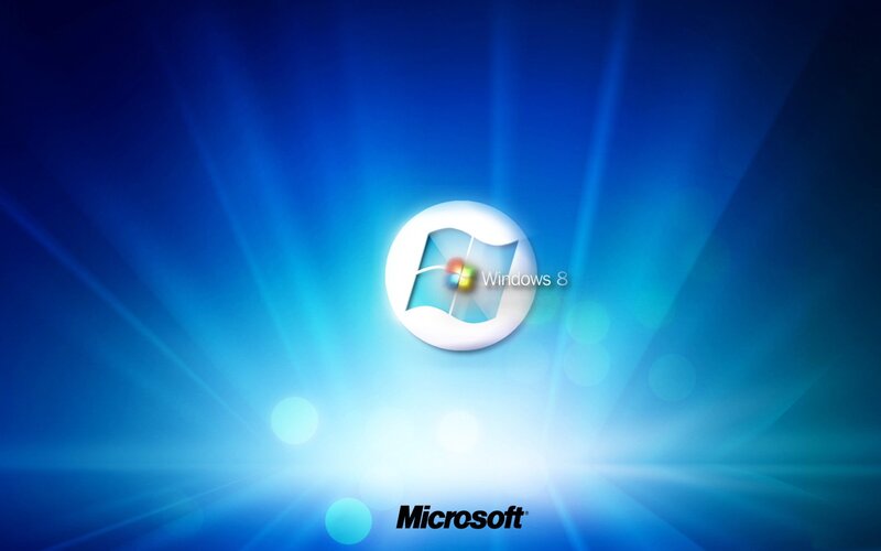 Windows 8 startup screen
