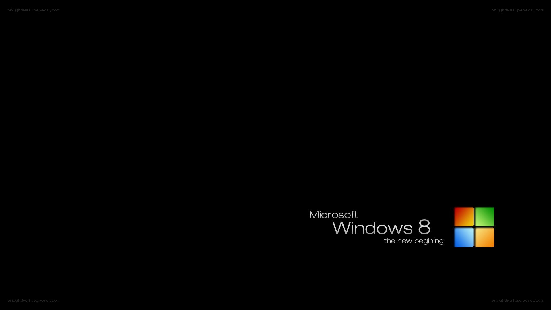 Windows 8 startup screen