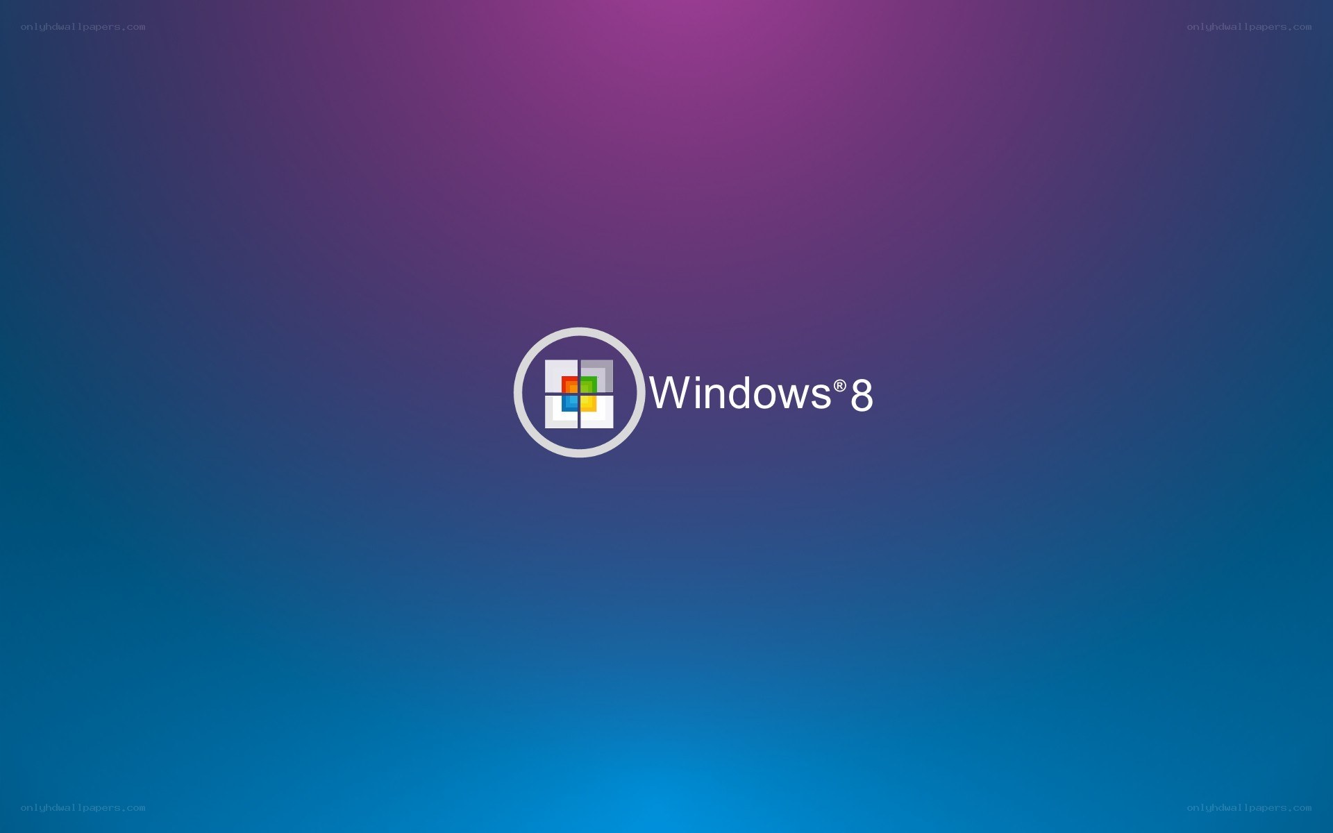 Windows 8 startup screen