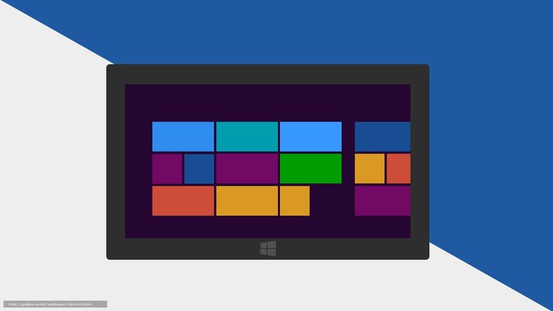 Windows 8 tablet interface