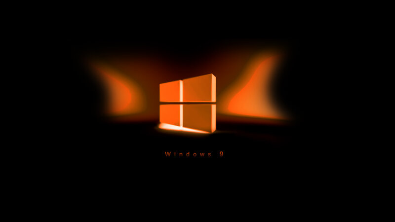 Windows 9 Logo — Black