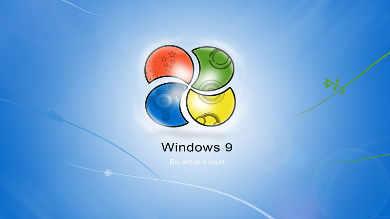Windows 9 Logo — Blue