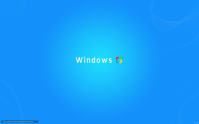 Windows 9 logo on blue background