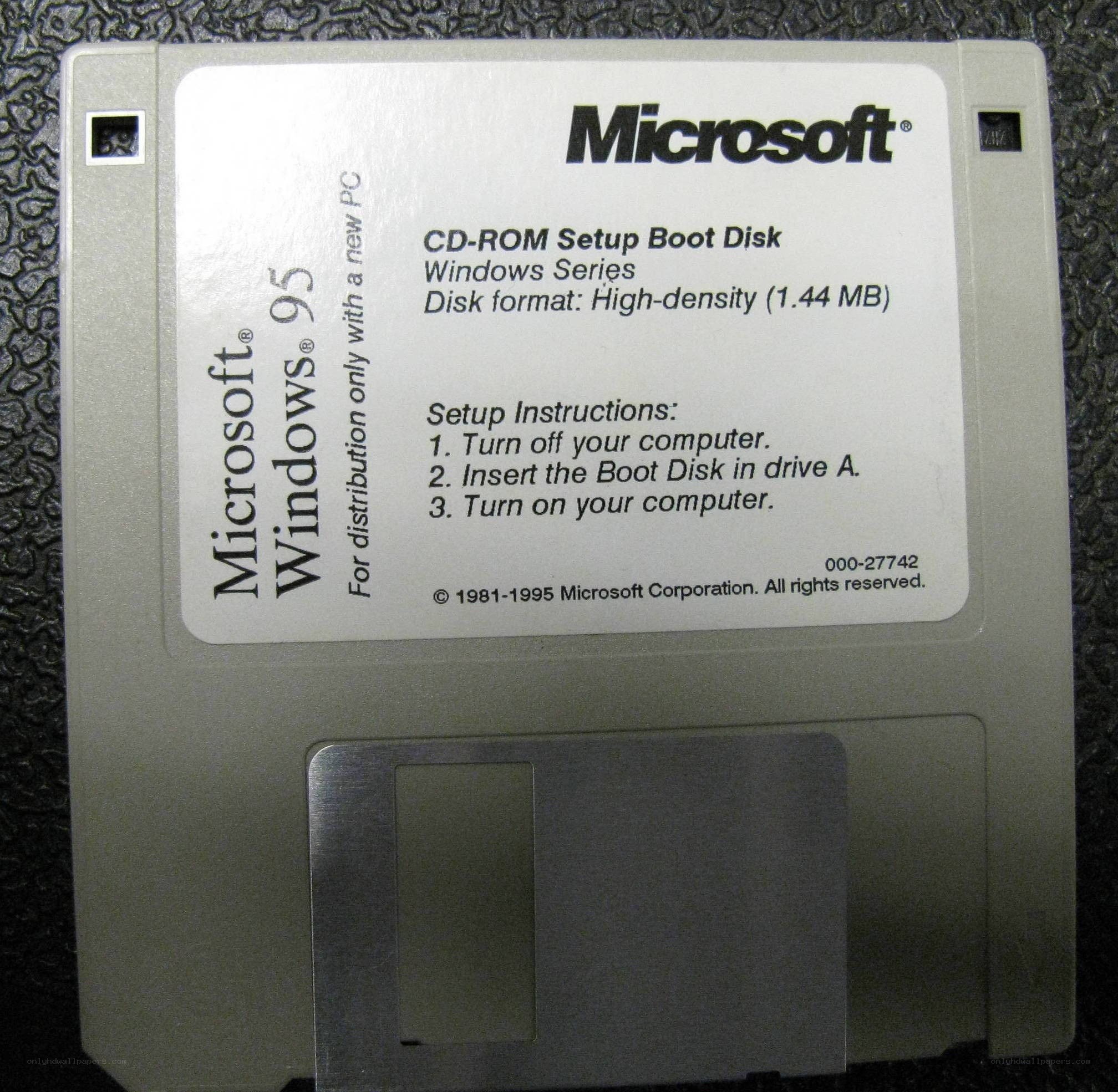 Windows 95 boot disk