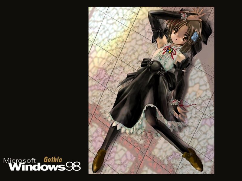 Windows 98 Gothic wallpaper