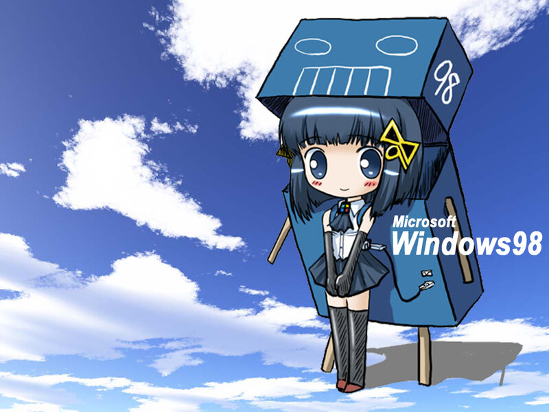 Windows 98 mascot character