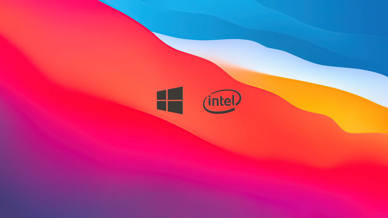 Windows and Intel Logos