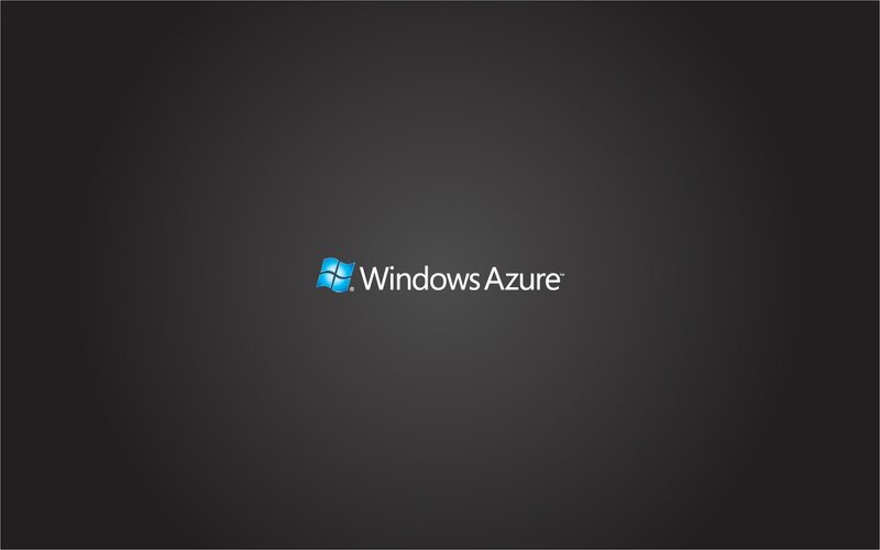 Windows Azure Logo — Black
