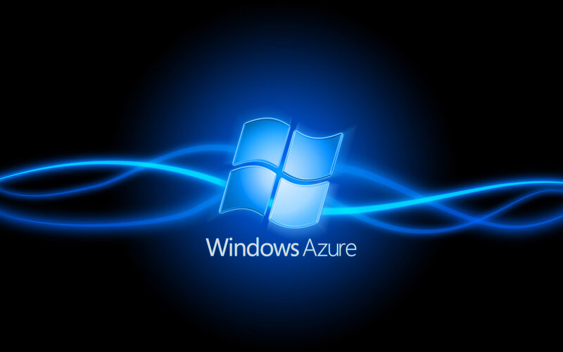 Windows Azure Logo — Blue, Dramatic