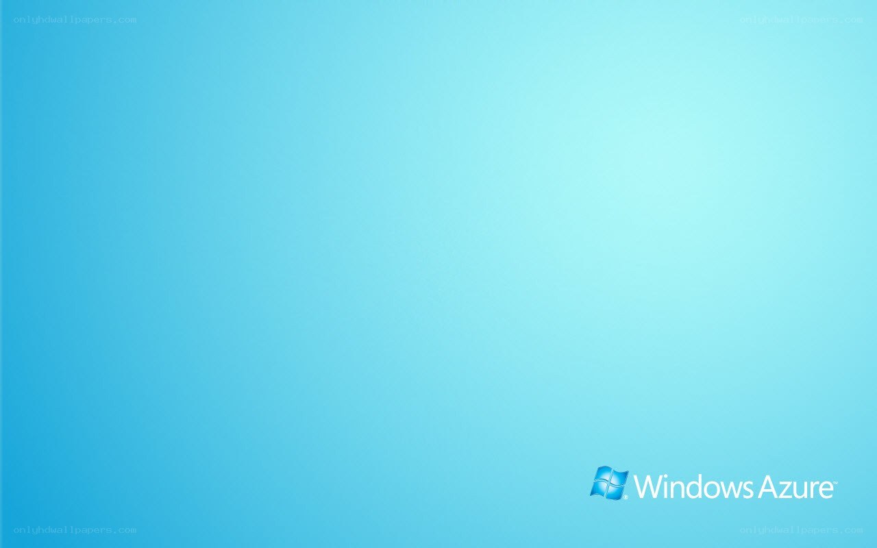 Windows Azure logo on blue background