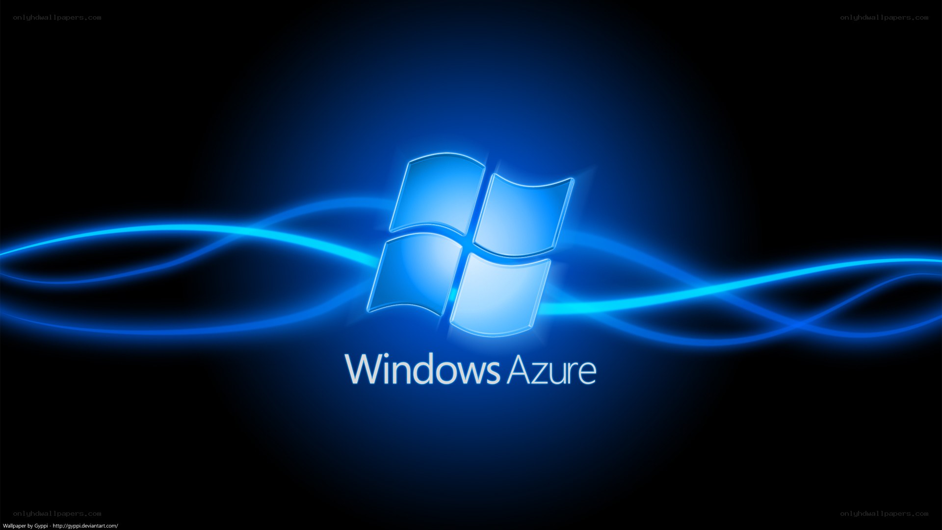 Windows Azure logo wallpaper