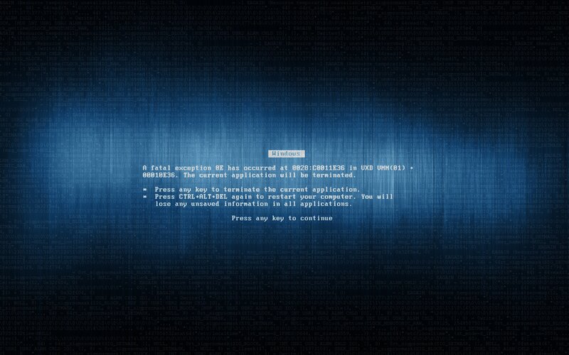 Windows Blue Screen — Technical