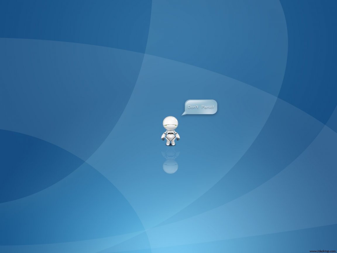 Windows error screen with robot