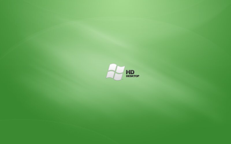 Windows HD Desktop Logo — Green