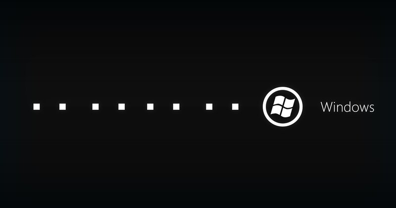 Windows Loading Screen — Black