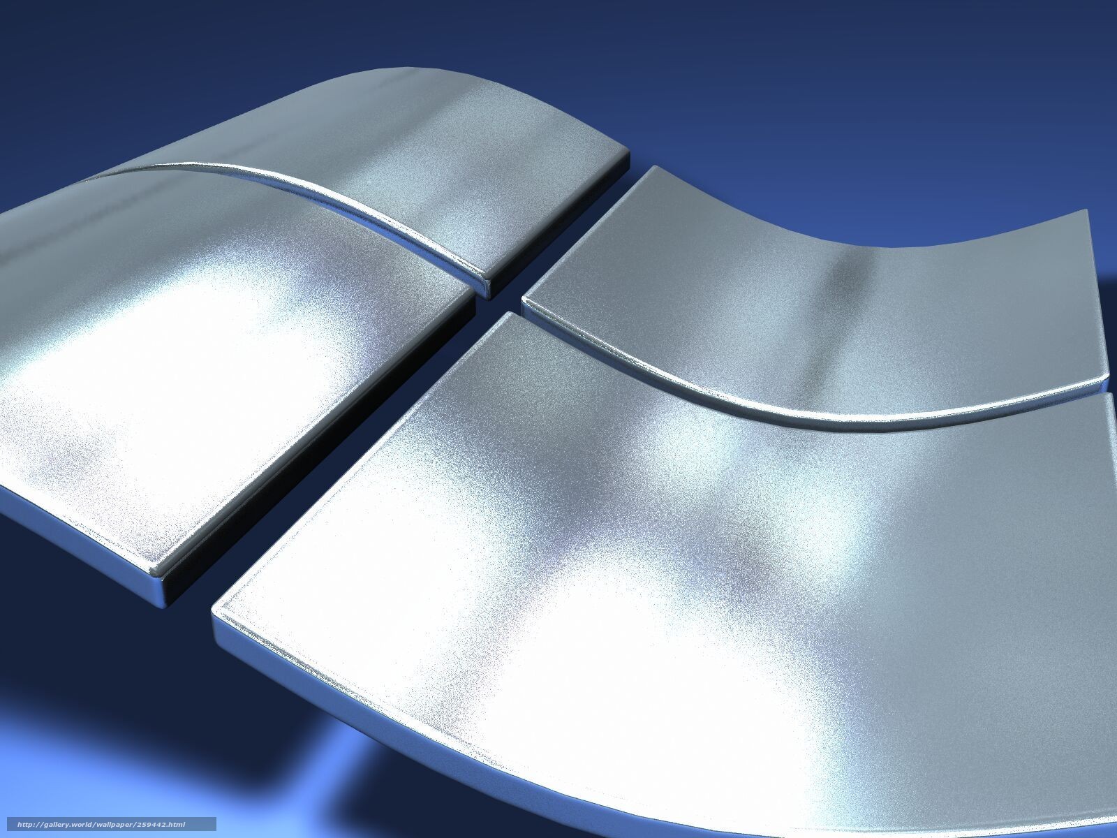 Windows logo 3D render