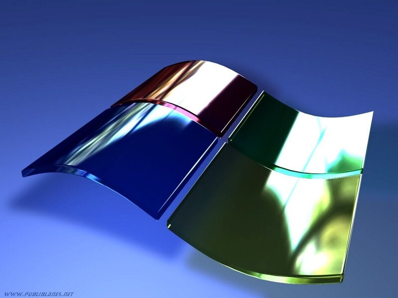 Windows logo 3D render