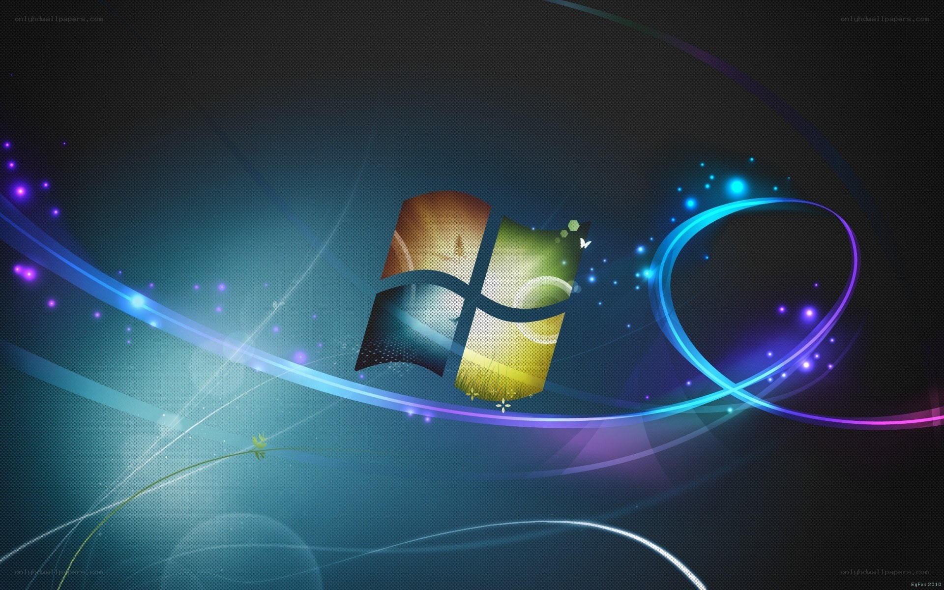 Windows logo abstract background