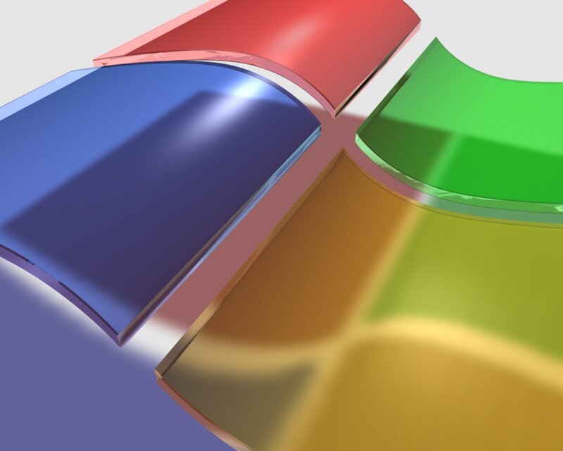 Windows logo abstract design
