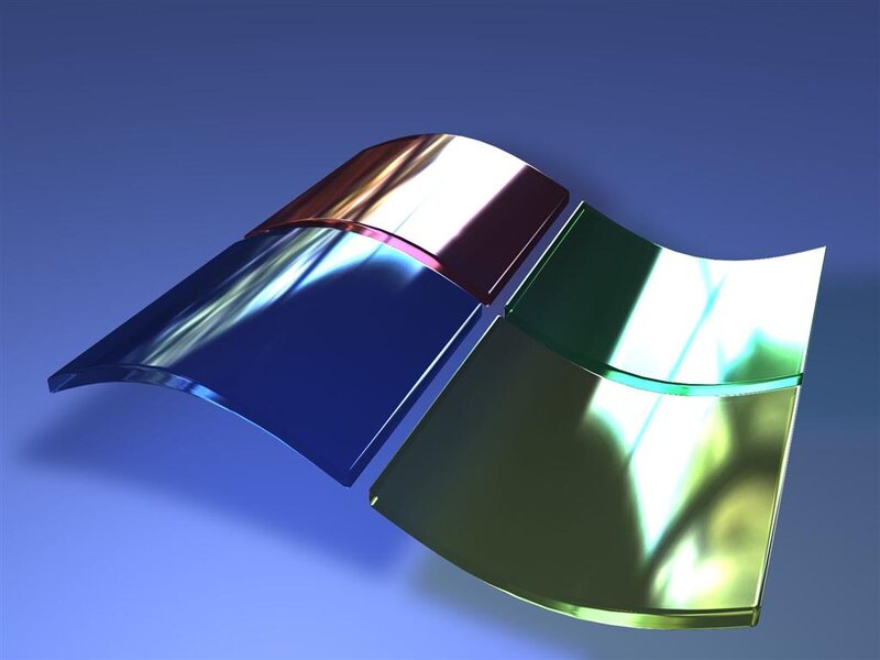 Windows Logo — Blue, Modern, 3d Render