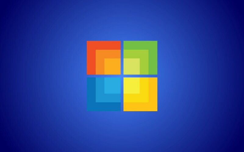 Windows Logo — Blue, Neutral, Vector Art