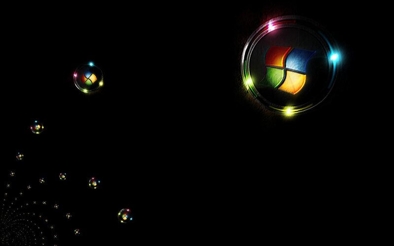 Windows Logo Bubbles