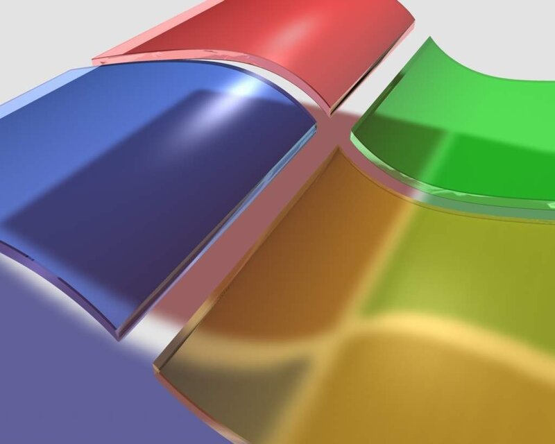 Windows Logo Design — Red, Modern
