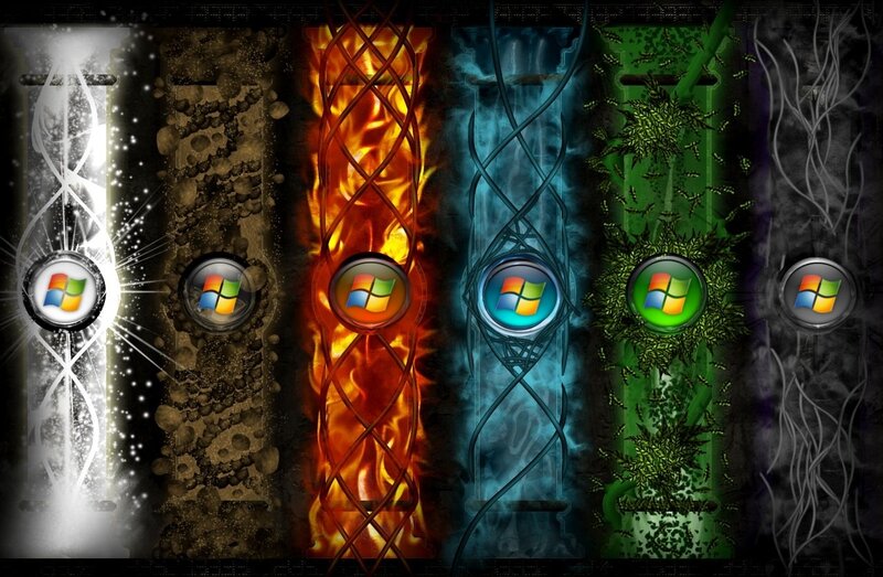 Windows logo elemental theme
