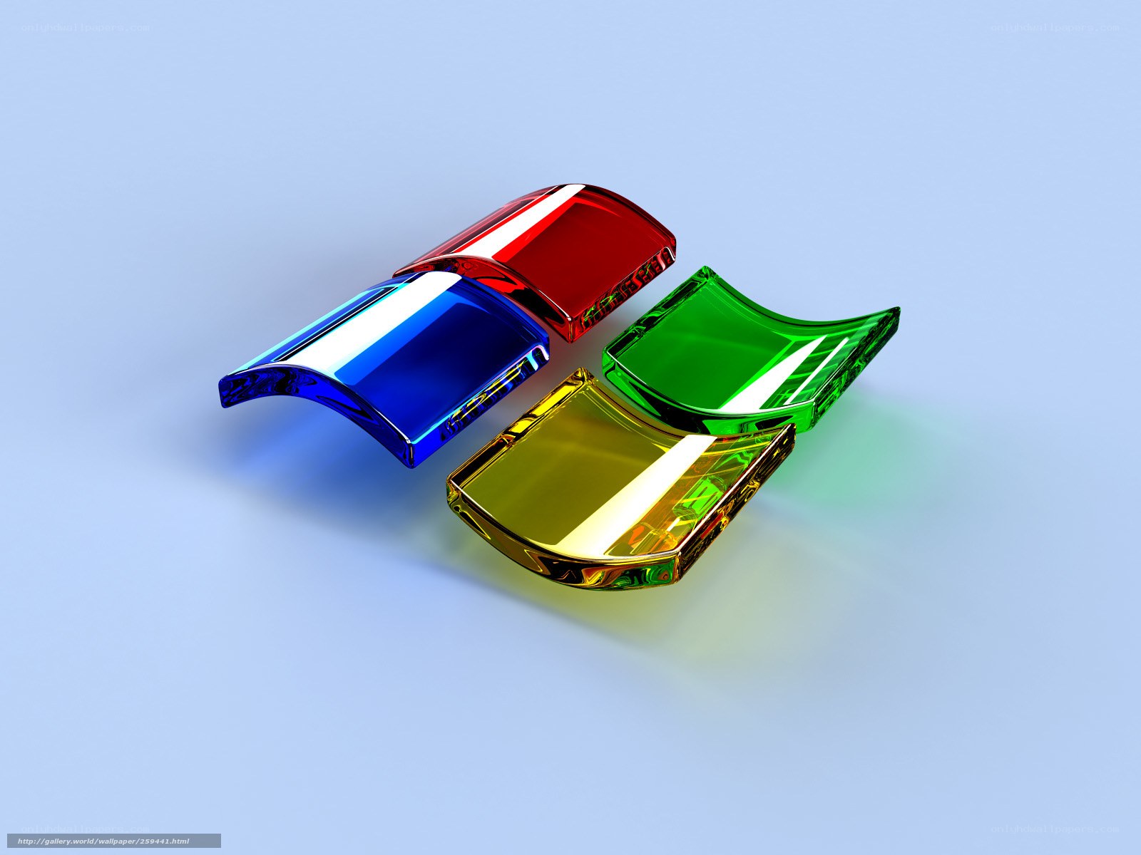 Windows logo glass effect