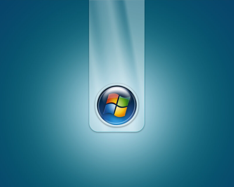 Windows Logo Icon — Blue, Minimalist, Digital Art