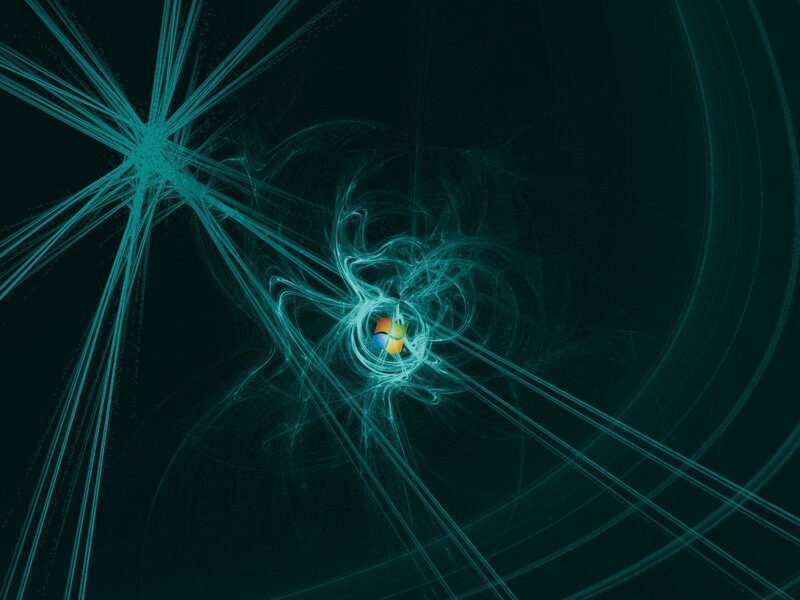 Windows Logo in Fractal Design — Teal