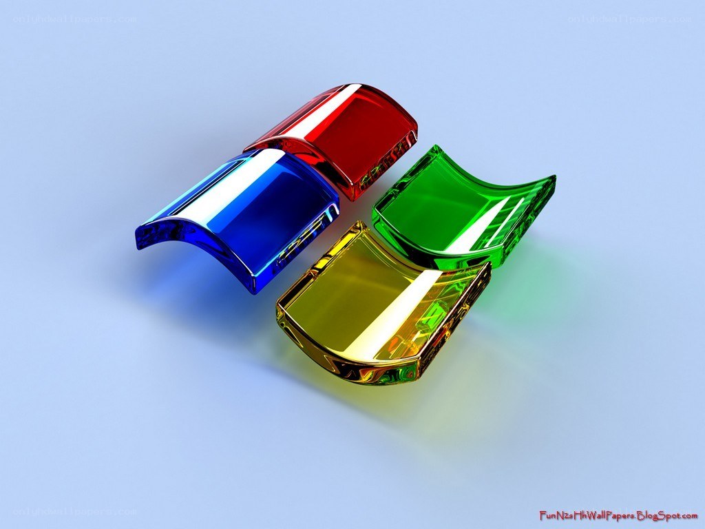 Windows logo in glass style