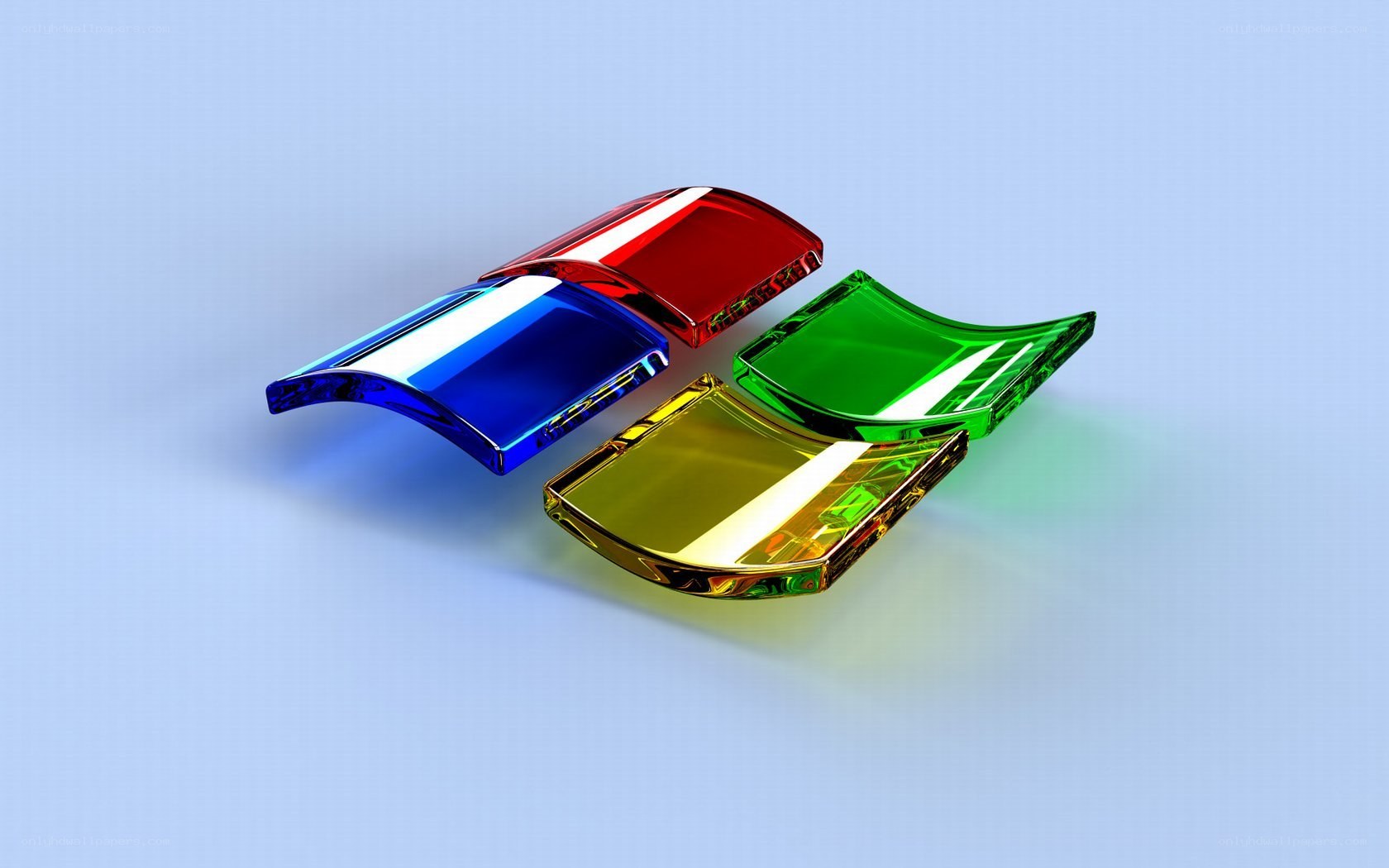 Windows logo in glass style