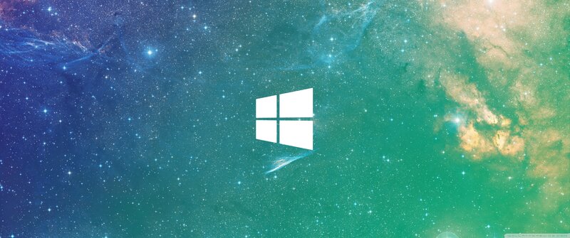 Windows Logo in Space — Blue