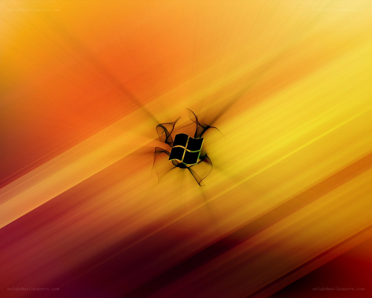 Windows logo on abstract background