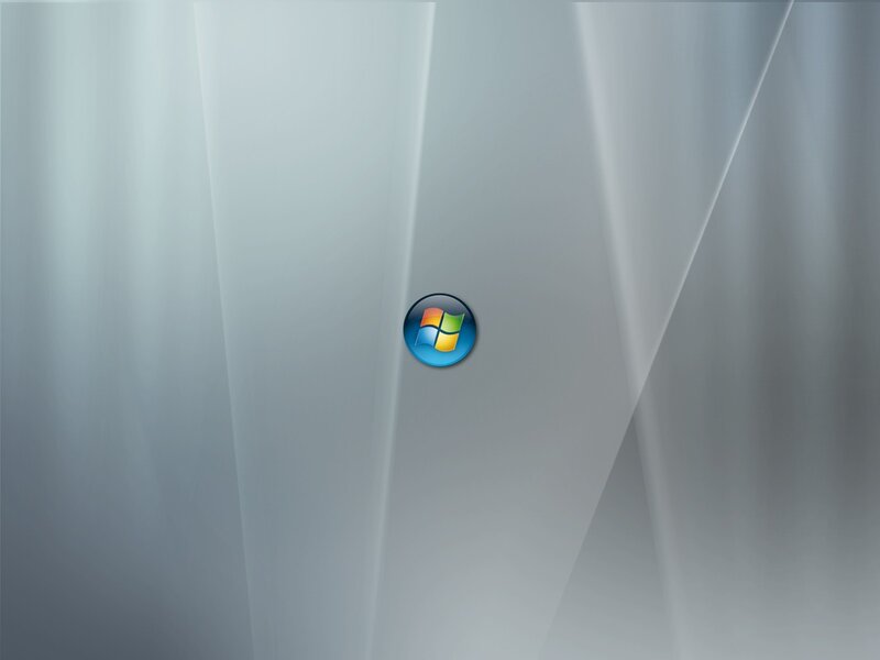 Windows Logo on Background — Gray, Neutral