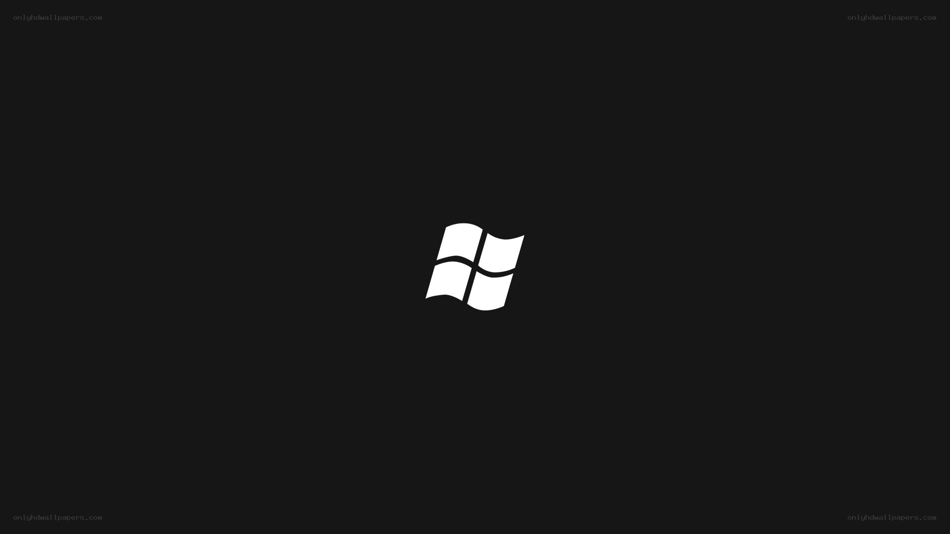 Windows logo on black background