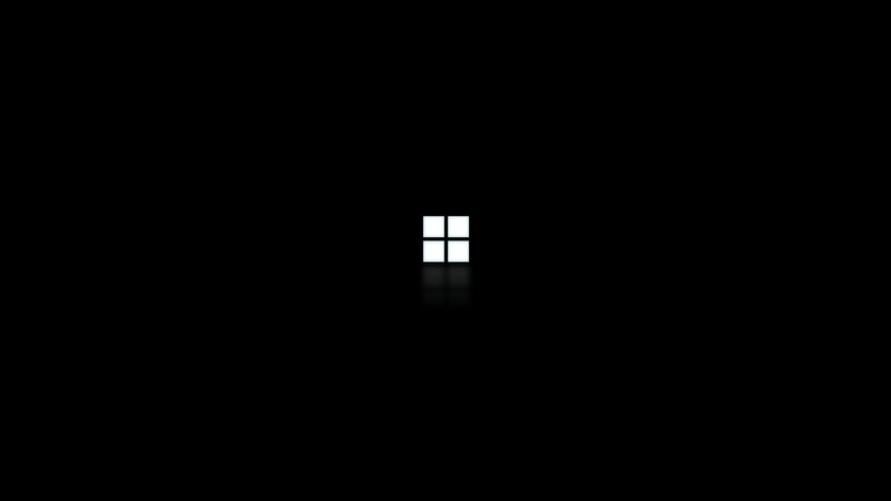 Windows Logo on Black — Neutral