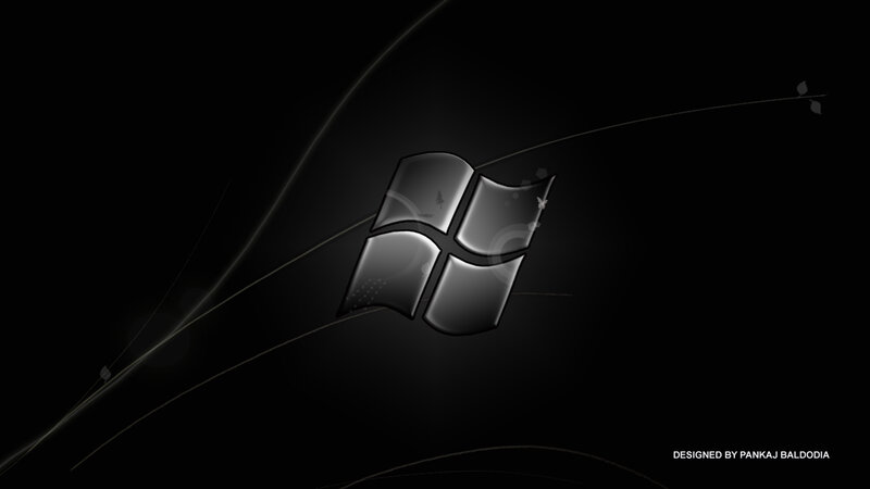 Windows Logo on Black
