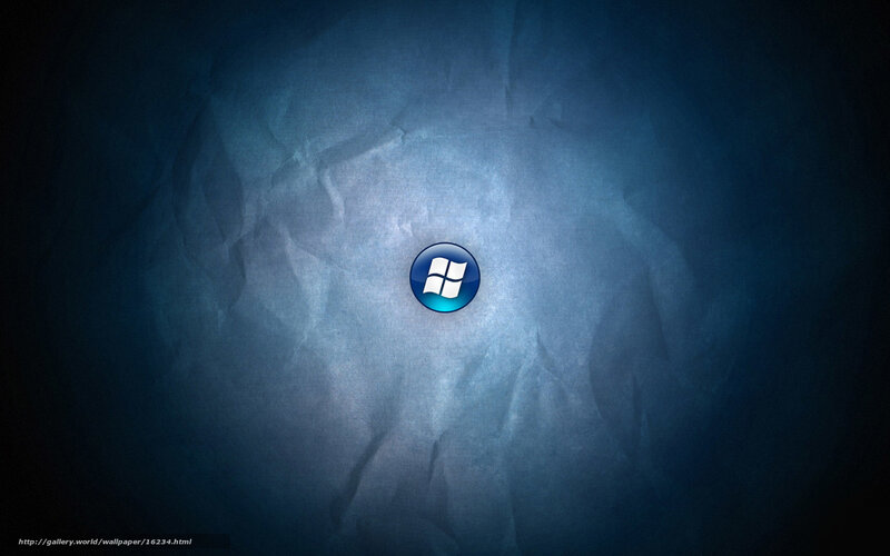 Windows logo on blue background