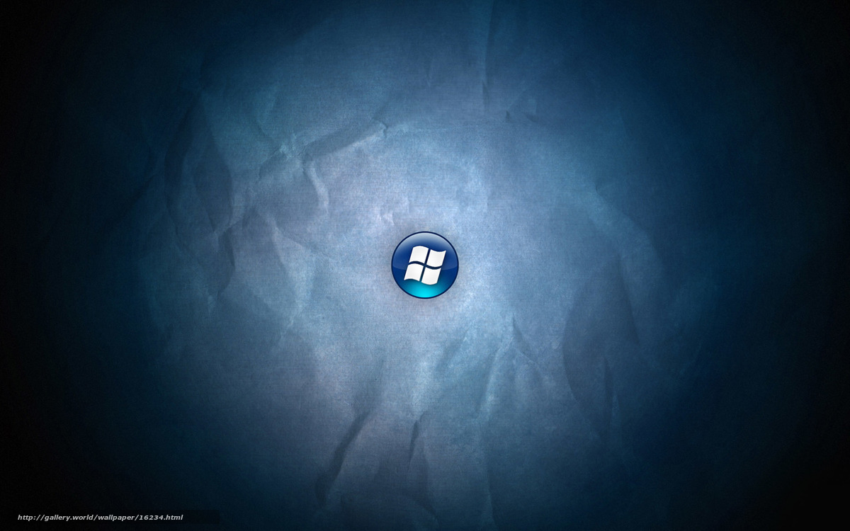 Windows logo on blue background