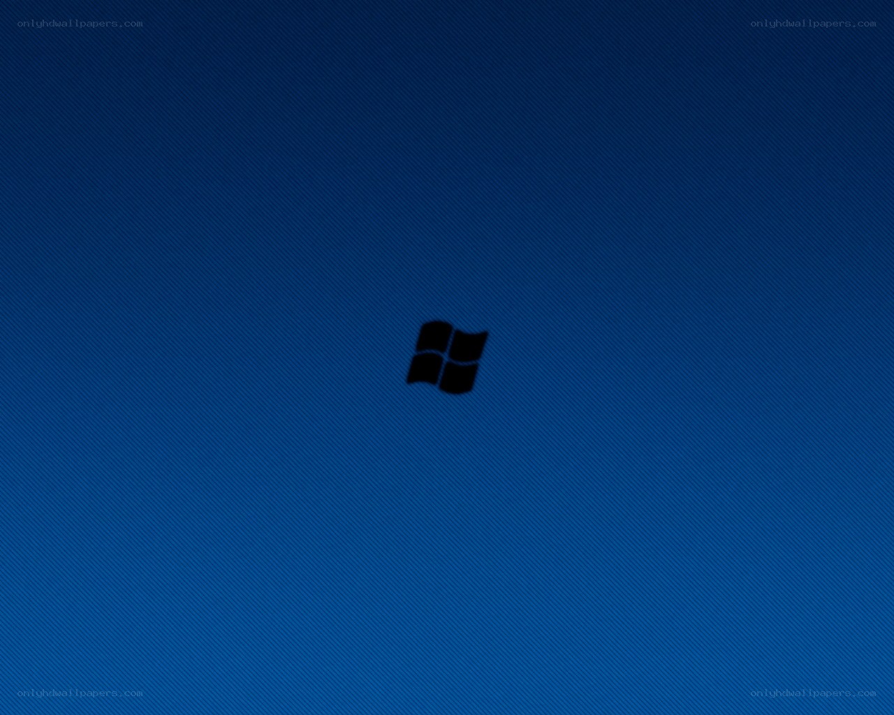 Windows logo on blue background