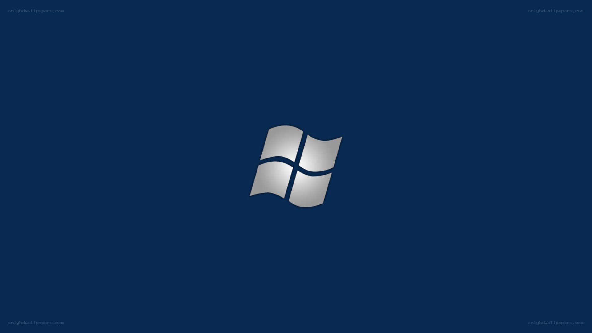 Windows logo on blue background