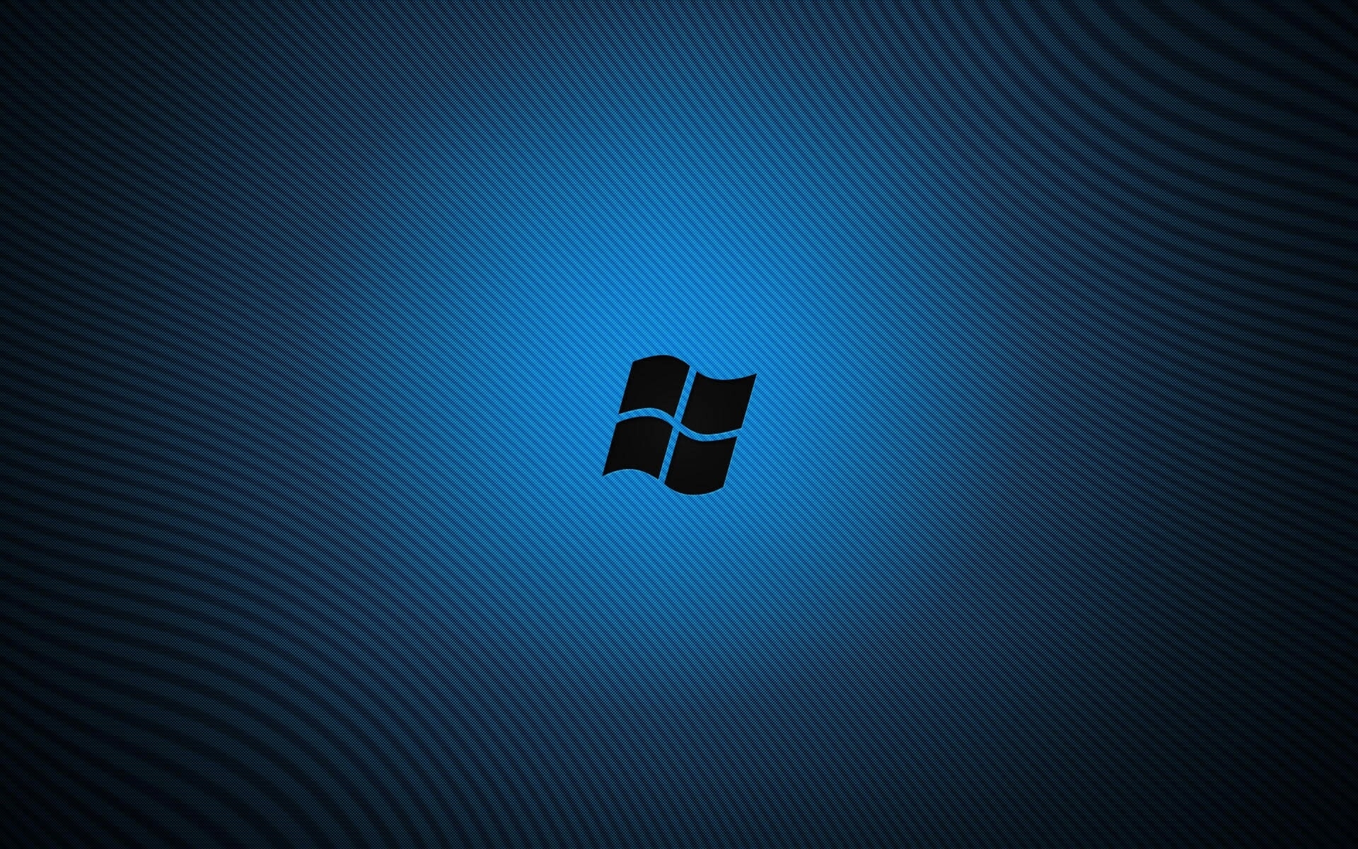Windows logo on blue background
